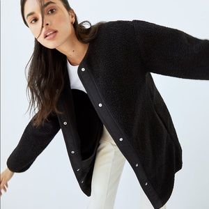 Aritzia Wilfred Free Sherpa Long Liner Jacket